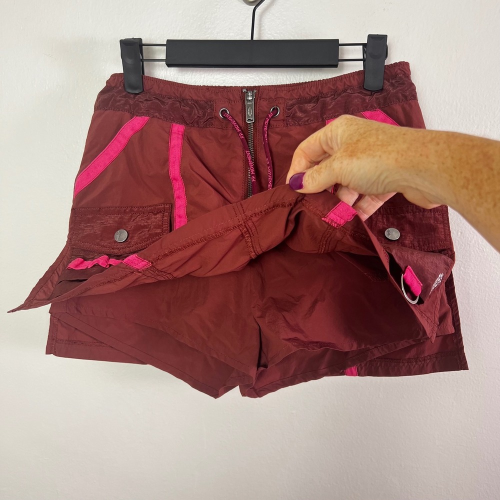 FP Movement Skort XS Maroon Pink Utility Cargo Athletic Hiking Mini Skirt Shorts - Picture 3 of 10